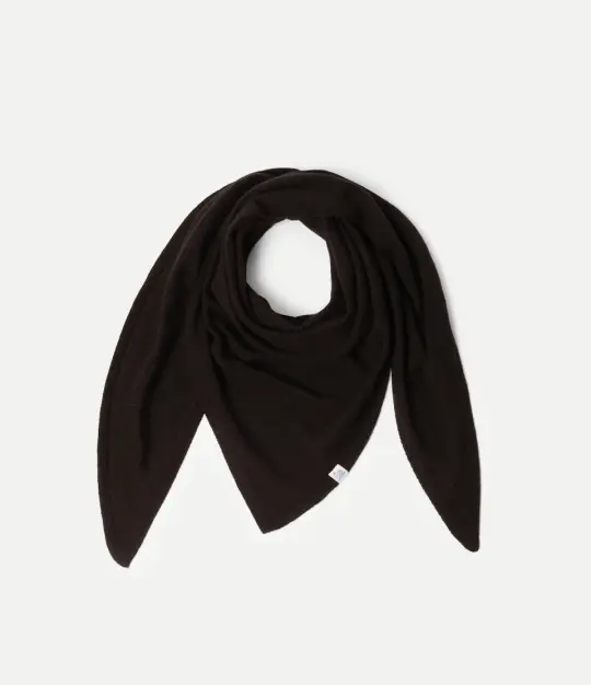 Medium Size Merino-Cashmere-Silk Triangle Scarf