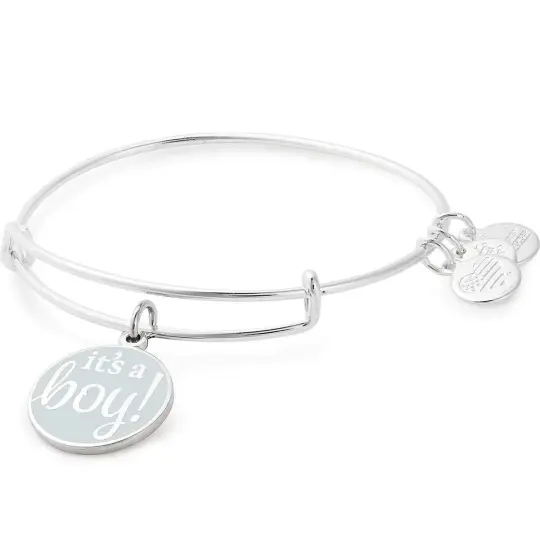 'It's a Boy' Charm Bangle