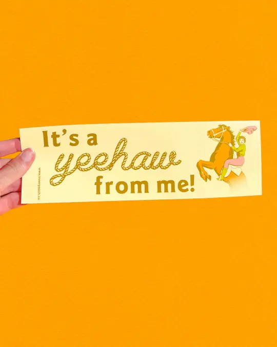 Yeehaw Bumper Sticker