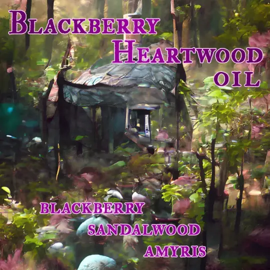 Blackberry Heartwood 2ml perfume oil from Stone and Wit