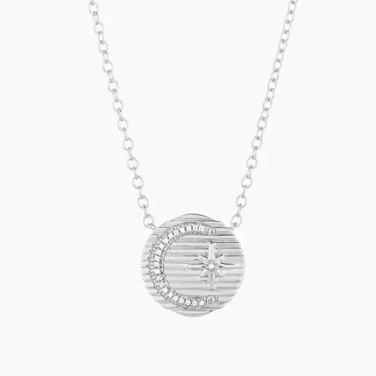 Ella Stein Over the Moon Pendant Necklace