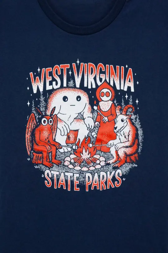 WV State Parks: Cryptid Campfire Tee