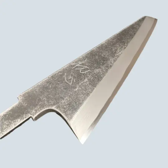 Hatsukokoro Shirasagi Aogami #2 Kurouchi Honesuki 150mm – Blade Only