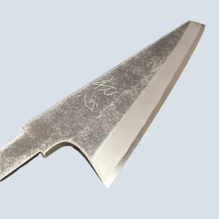 Hatsukokoro Shirasagi Aogami #2 Kurouchi Honesuki 150mm – Blade Only