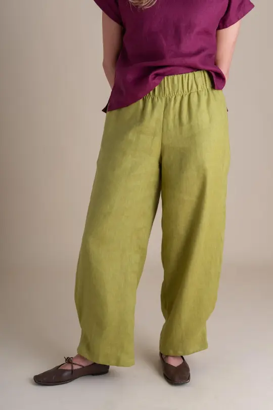 Crescent Moon Pants in Citrus