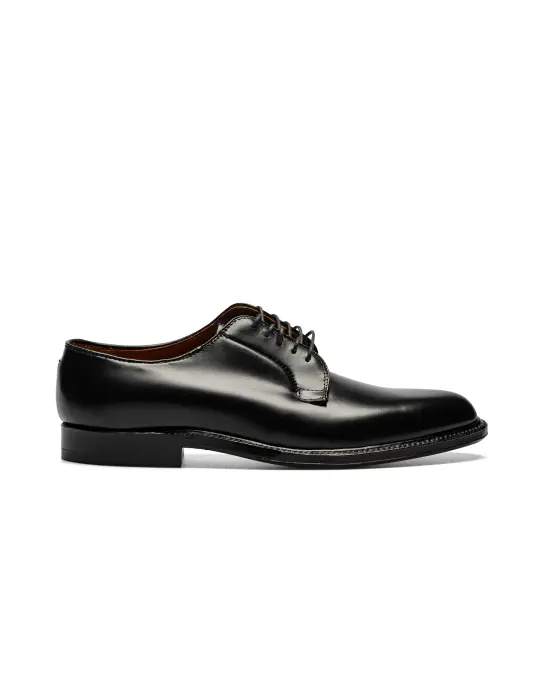 Alden Plain Toe Blucher Black Calfskin G5405