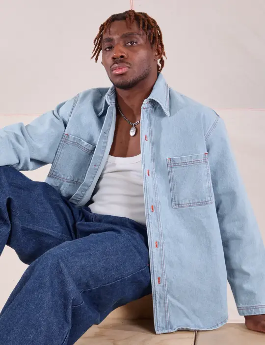 Denim Overshirt - Light Wash