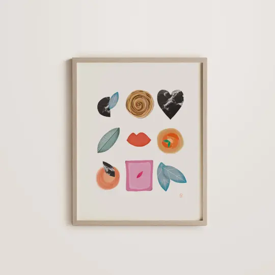 Affiche Puzzle gourmand