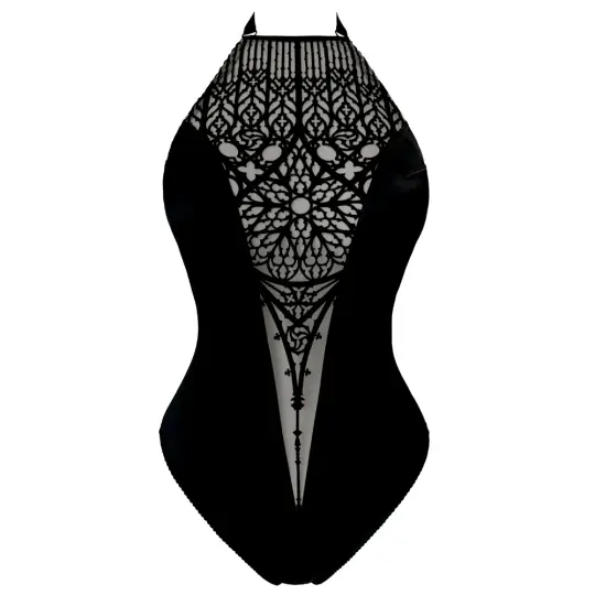 CATHEDRAL BODYSUIT (BLACK)