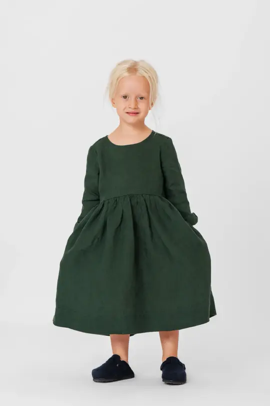 Mini Me Smock Dress, Long Sleeve