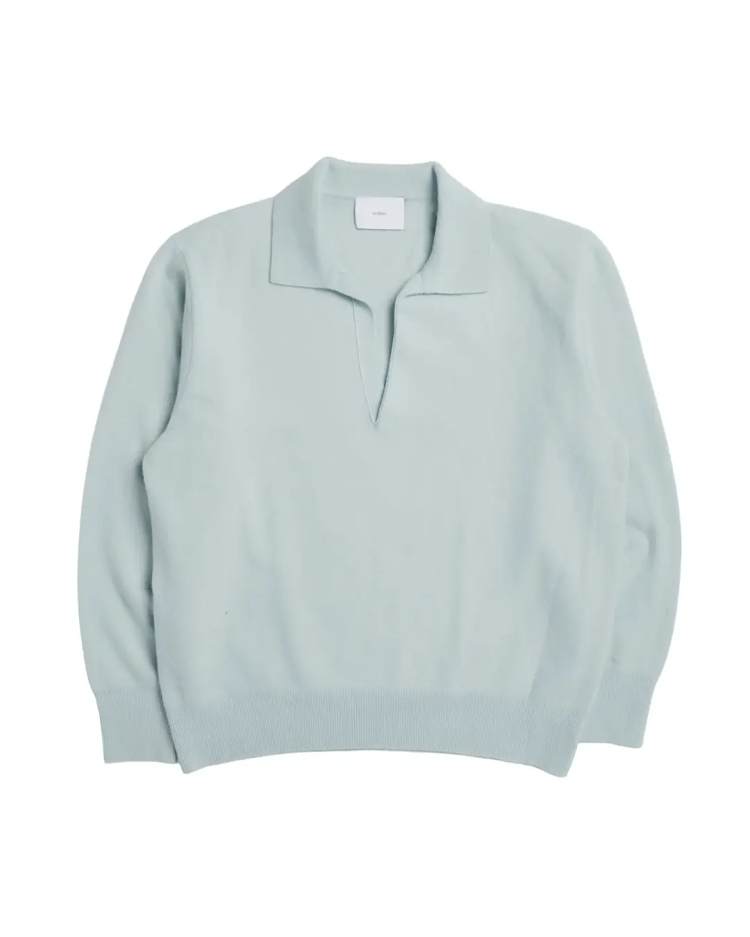 ssstein Extra Fine Wool Knit Skipper Sax