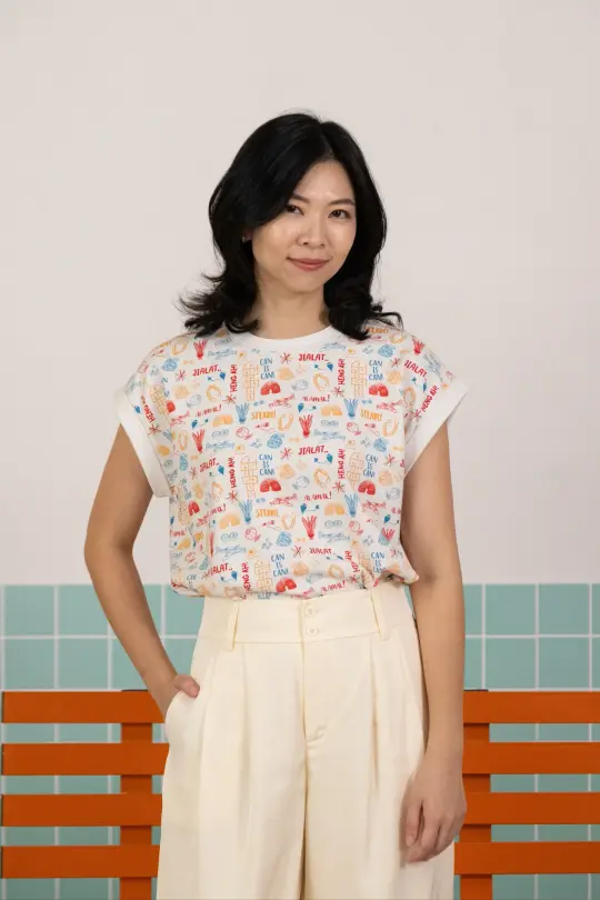 Ladies Agnes Tee - Childhood Games