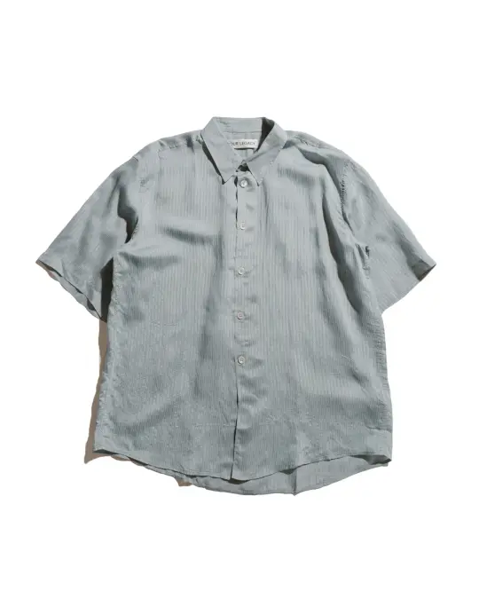 Our Legacy Beyond Shirt Shortsleeve Geo Stripe Ceremonial Viscose