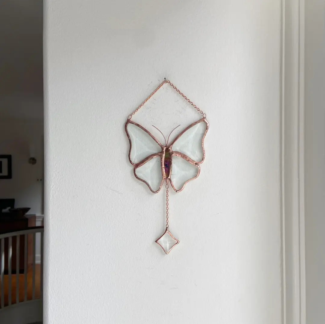 Beveled Glass Monarch Butterfly