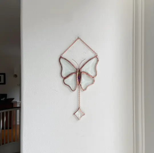 Beveled Glass Monarch Butterfly