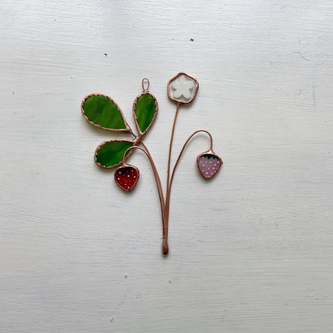 Strawberry Suncatcher no.1 - Summer in the Shire