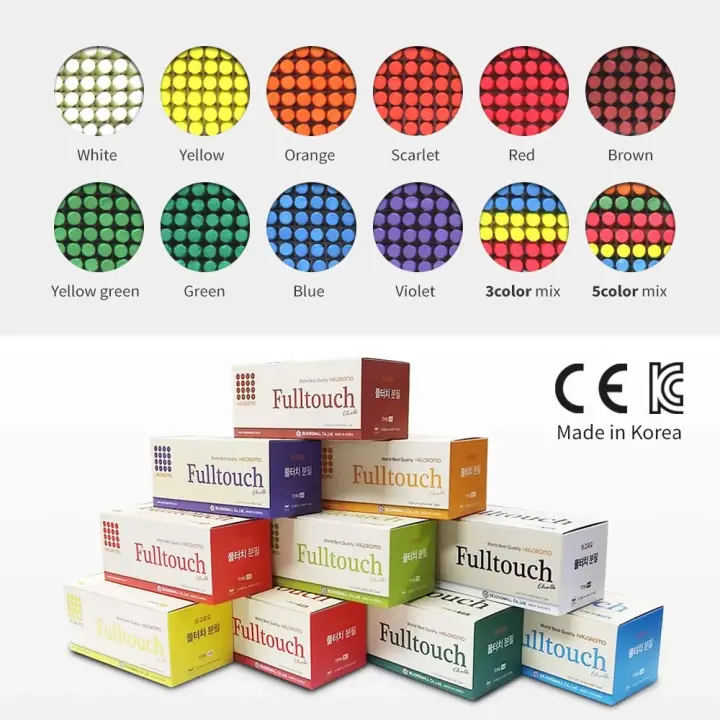 HAGOROMO Fulltouch Chalk Single Color 72 PCS