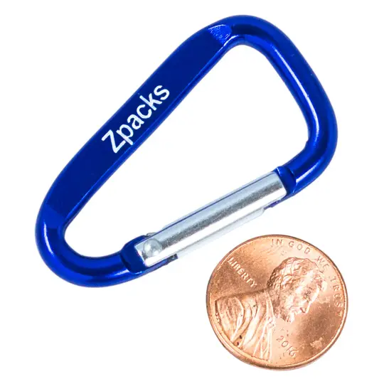 Blue Mini-D Standard Carabiner (4 pack)