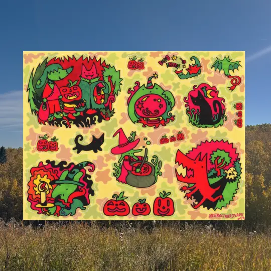 HALLOWEEN STICKERSHEET