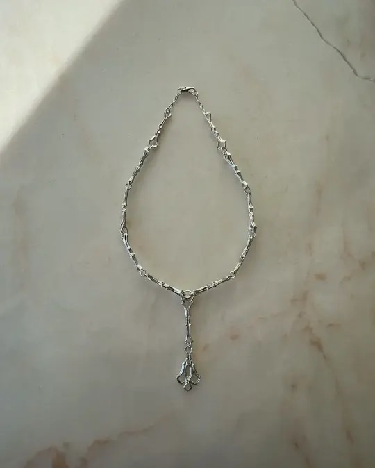 Pillars Of The Heart // Silver Necklace