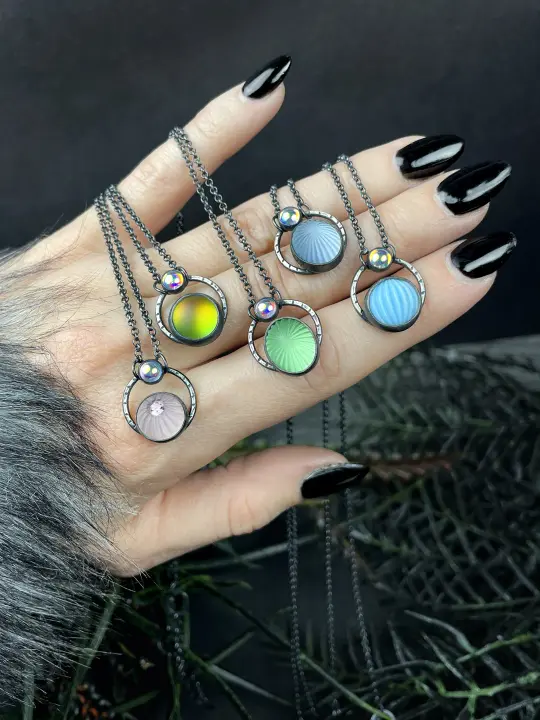 Mini Easter Candy Orbit Necklaces - 5 Available