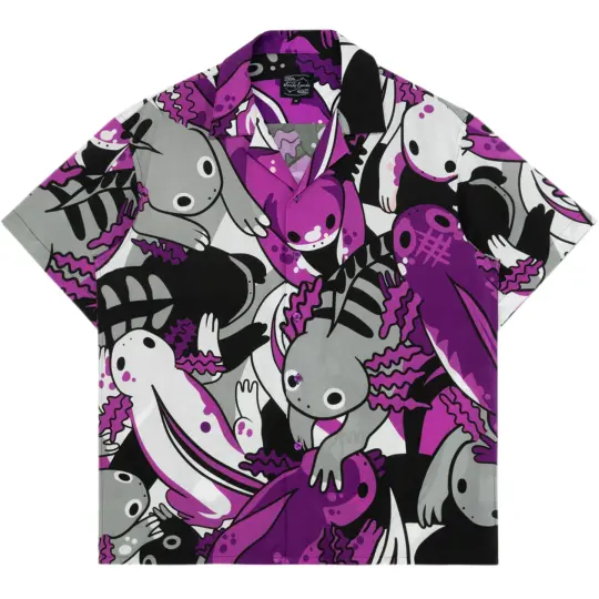 Ace Axolotl Button Up