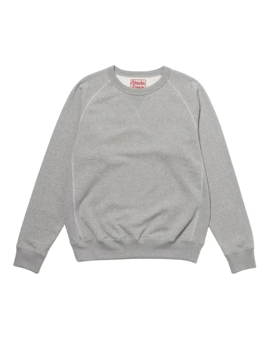 Crewneck - Super Looper French Terry - Heather Grey