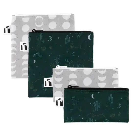 Reusable Snack Bag 4 Pack: Desert Night