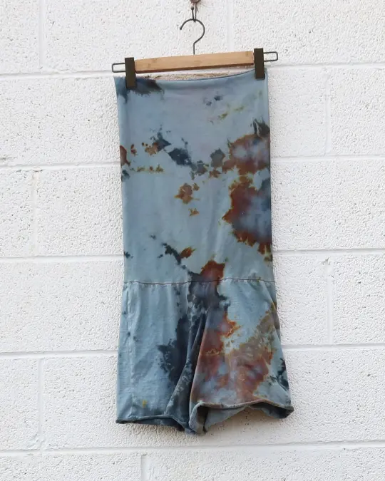 OOAK - Love Me 2 Times Shorts / S / Organic Cotton / Ice Dye (150)