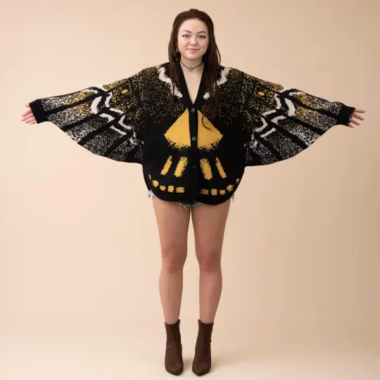 Death's Head Moth Cardigan