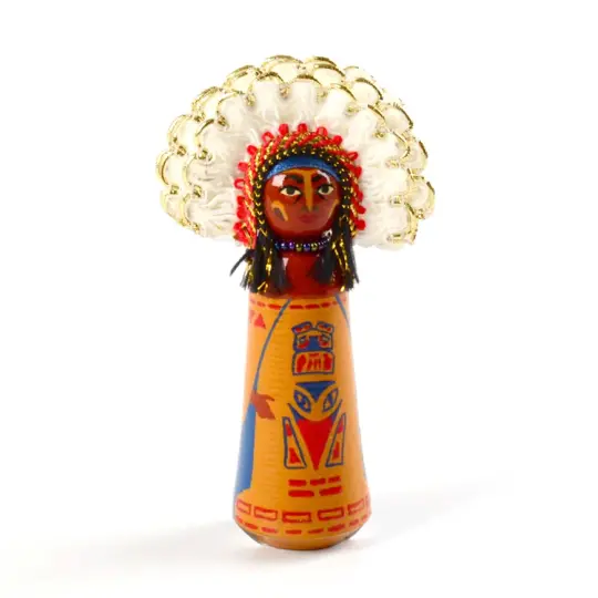 Wooden Kachina Doll Souvenir