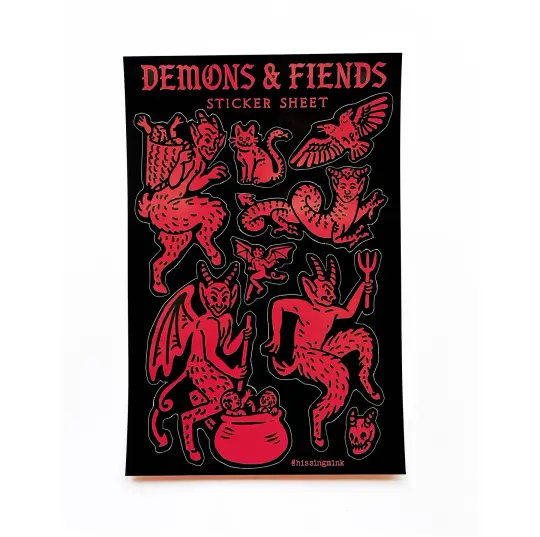 Demons Sticker Sheet