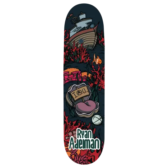 Ryan Adelman "Oyster" skateboard