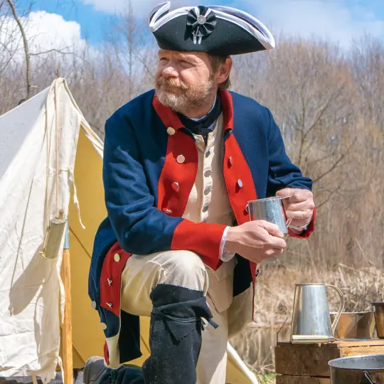 Mens Costume Rev War Coat