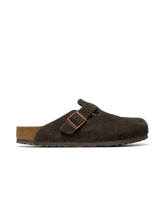 Birkenstock Boston Mocha Suede