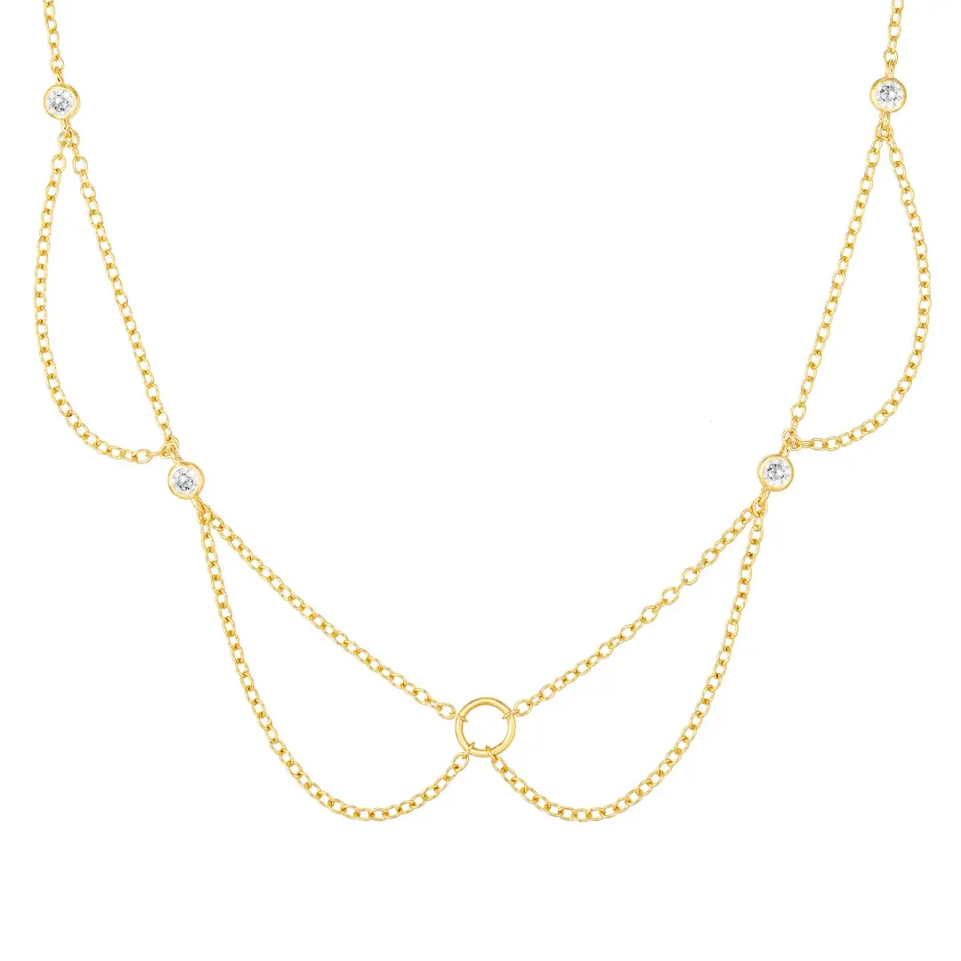 Electron Necklace - White