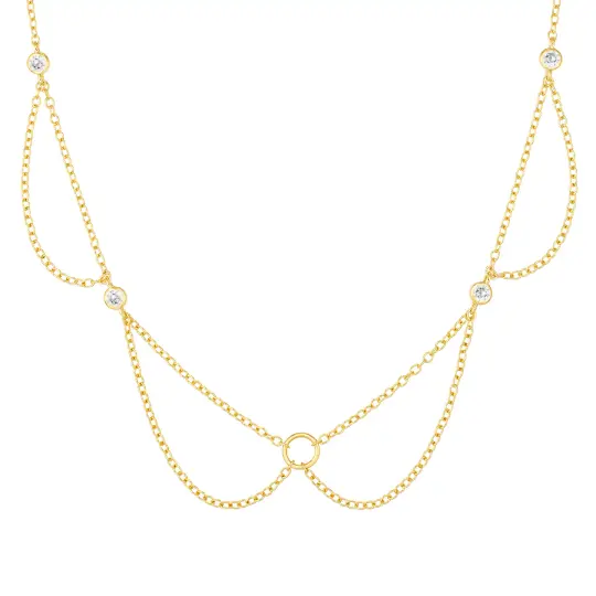 Electron Necklace - White