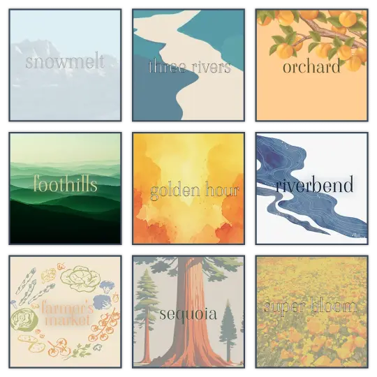 I Love California Sample Set