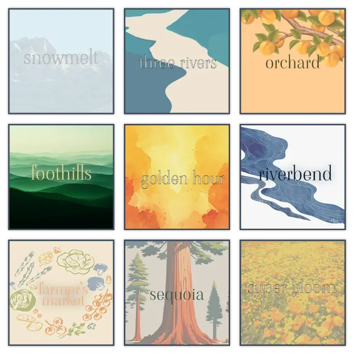 I Love California Sample Set