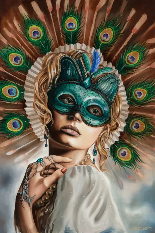"Masquerade" print