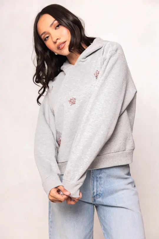 Skylar Hoodie in Heather Gray