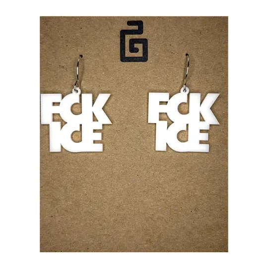 fck ice / acrylic / white
