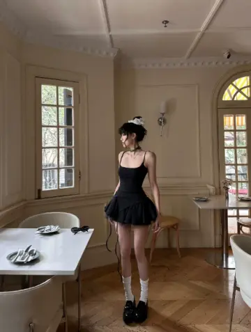 Princess Style Black A-Line Spaghetti Straps Mini Summer Dress Homecoming Dress RS312