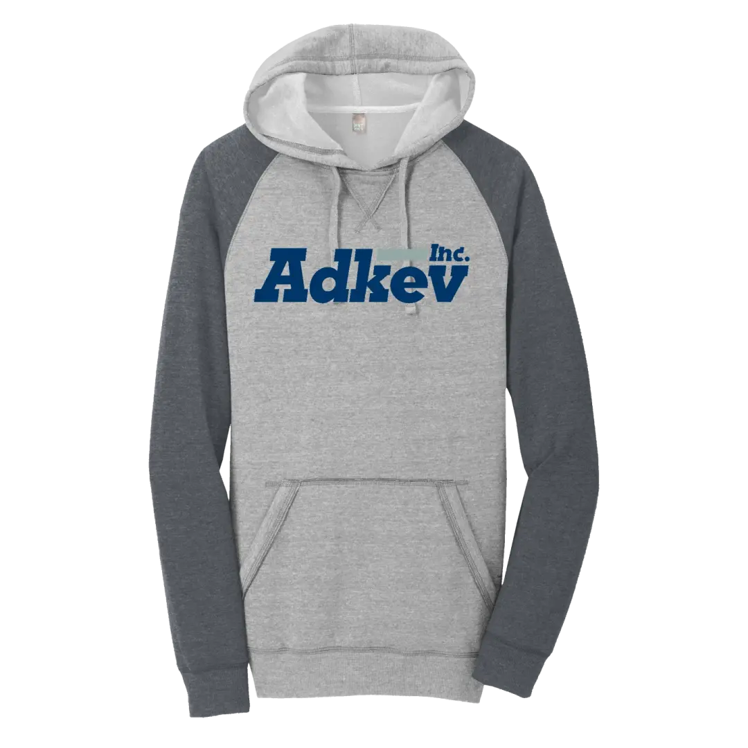 Adkev DT196 District Lightweight Fleece Raglan Hoodie