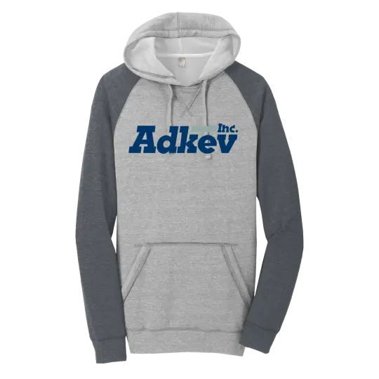 Adkev DT196 District Lightweight Fleece Raglan Hoodie