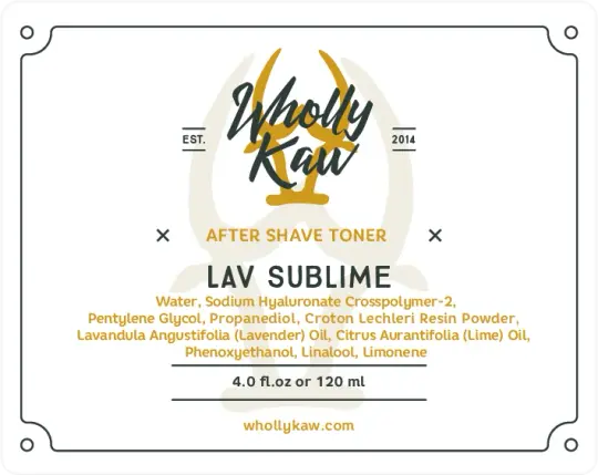 Lav Sublime After Shave Toner, Alcohol-Free