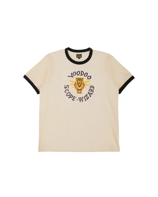 The Real McCoy's MC26009 Military Tee / Voodoo, Colored Ecru/Black