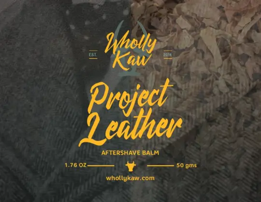 Project Leather After Shave Balm, Alcohol-Free