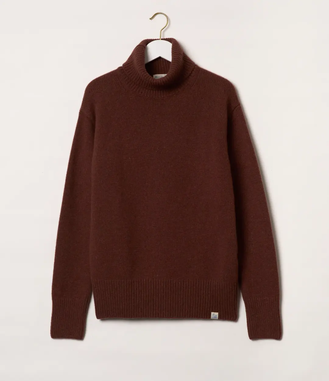Sturdy Merino Wool-Cashmere Turtleneck