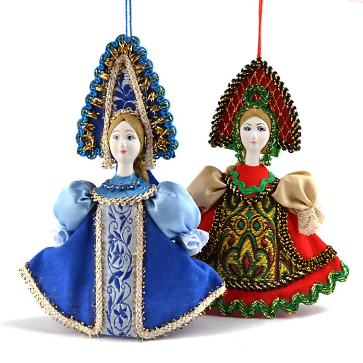 Russian Girls Ornaments